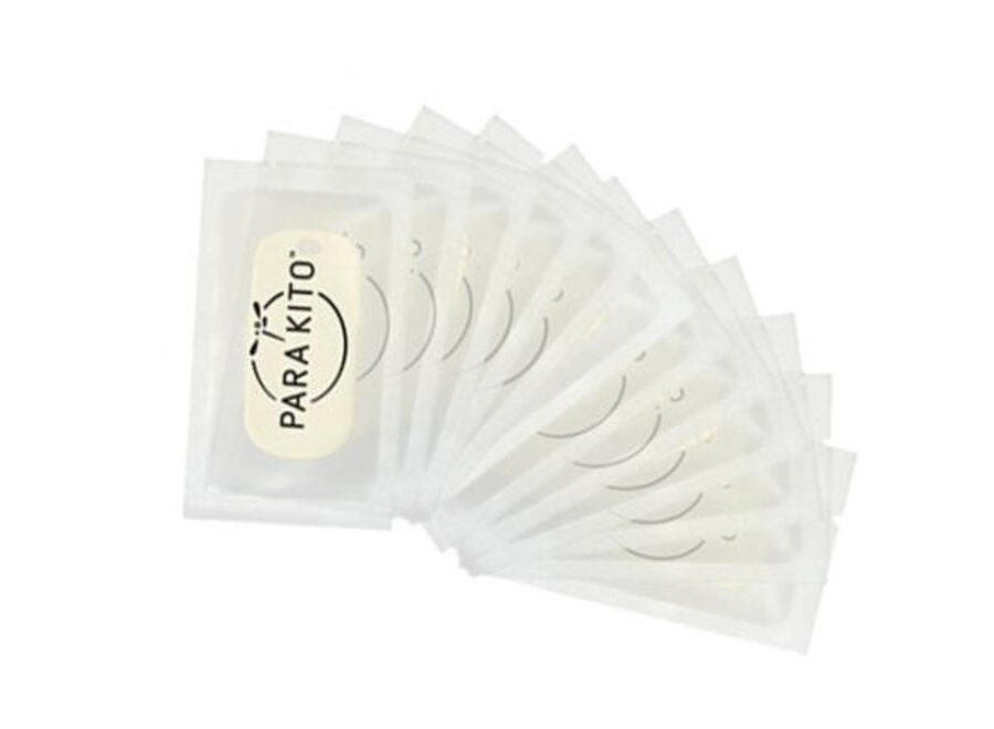 Parakito Pack 2 Navullingen - Anti-muggen armband - Doeltreffende Bescherming - Herlaadbaar - Waterbestendig - Verstelbaar