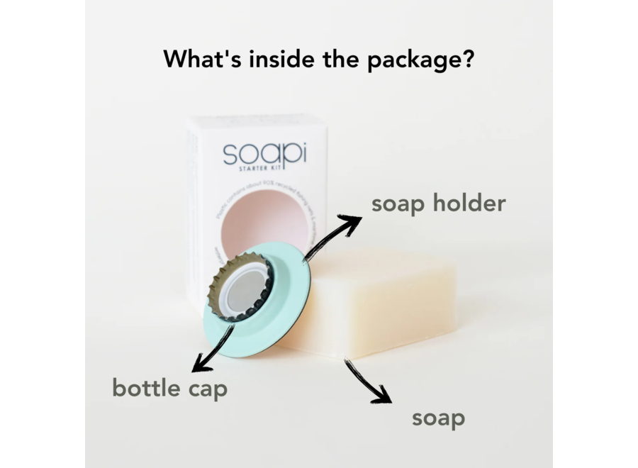 - Komplettes Soapi Kit mit Seife - Nachhaltiges Waschen