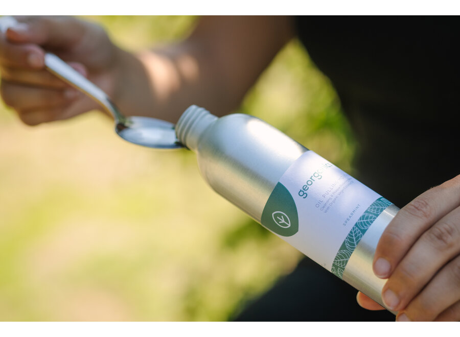 Bain de bouche à l'huile - Orange ou menthe verte - Antibactérien