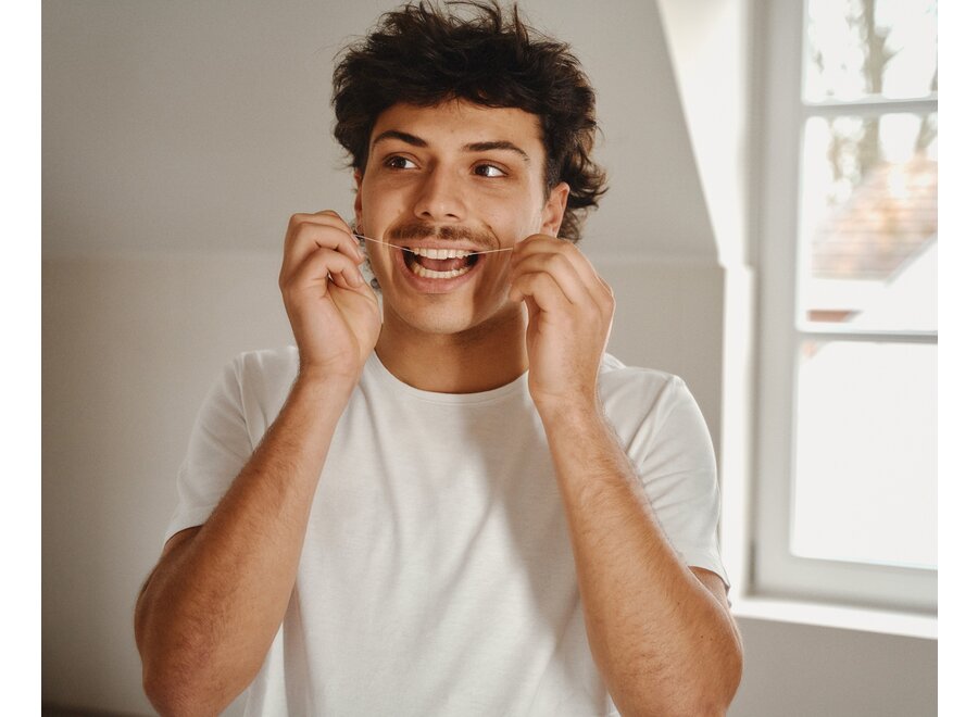 Fil dentaire – Menthe verte de Georganics, votre solution écologique pour une hygiène bucco-dentaire parfaite