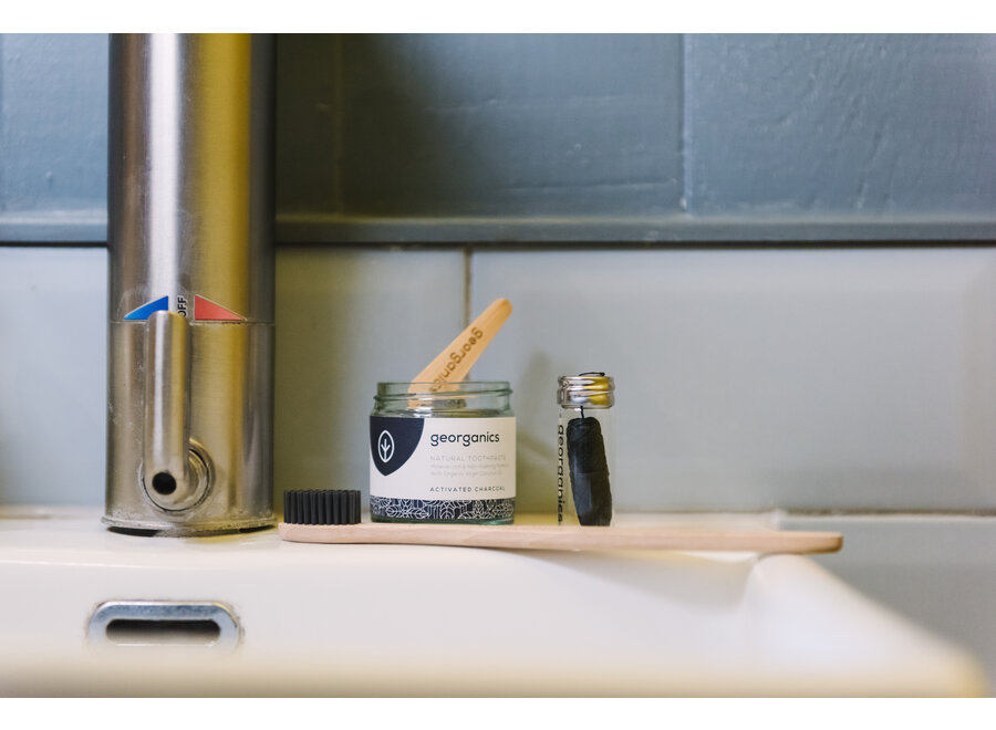 Fluoride Toothpaste - Activated Charcoal - 2 pcs