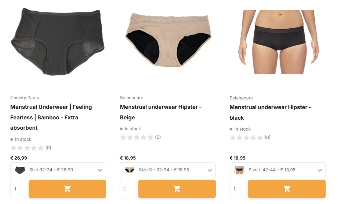 See collection period underwear