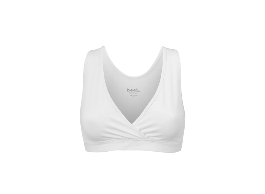 - Soutien-gorge de maternité et d'allaitement essentiel - Blanc