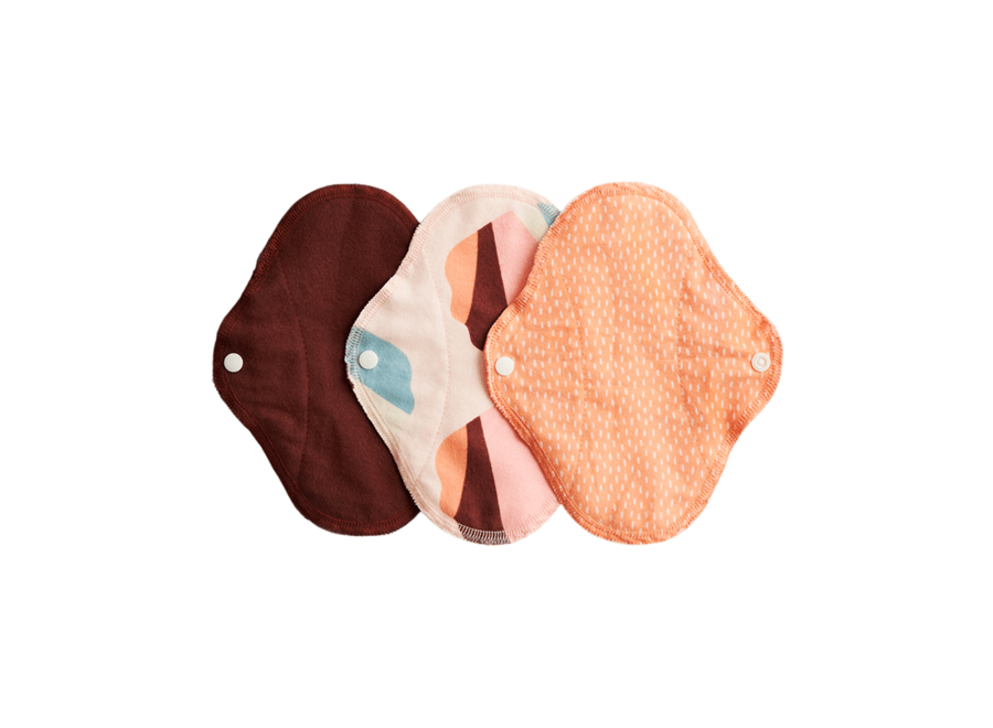 Waschbare Slipeinlagen Classic - Streusel, 3er-Pack - Gesund, nachhaltig und preiswert