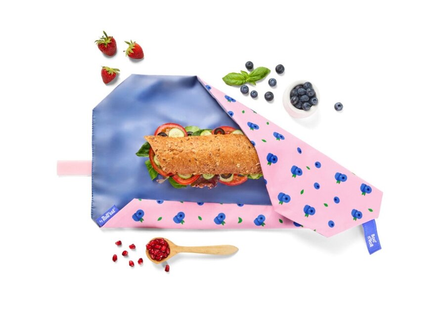 - Baies - Sac à sandwich réutilisable - Facile à nettoyer