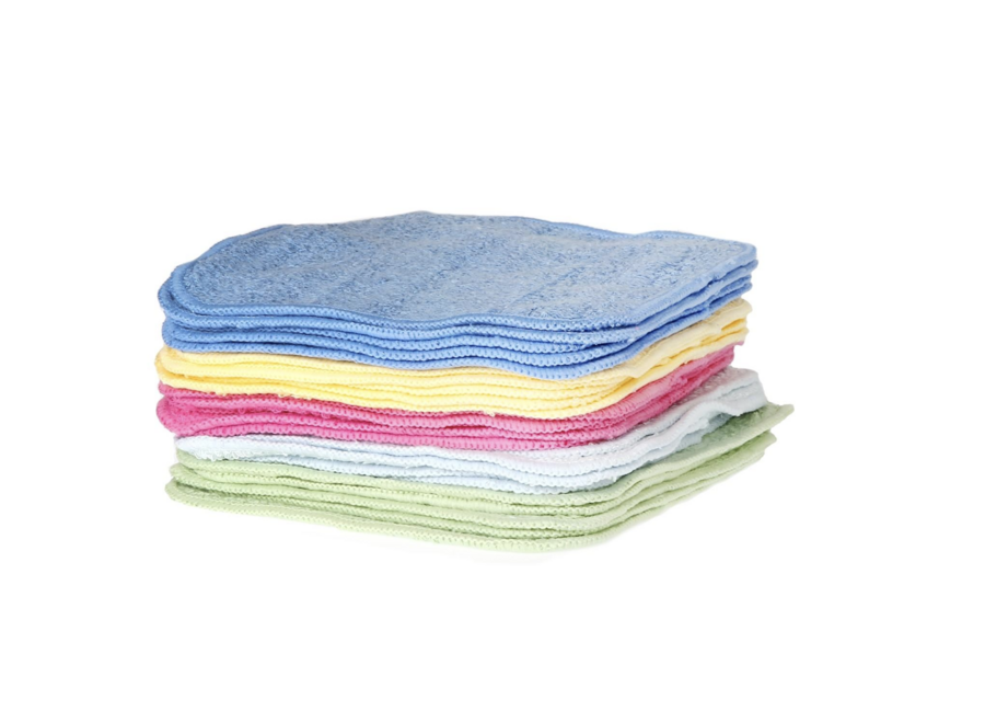 Cheeky Wipes – Babytücher aus Baumwolle – weiß/farbig – 25 Stück – Babytücher