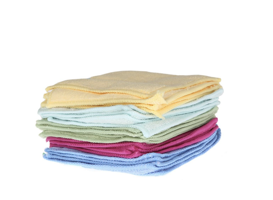 Mikrofasertücher – 25 Stück – Verschiedene Farben