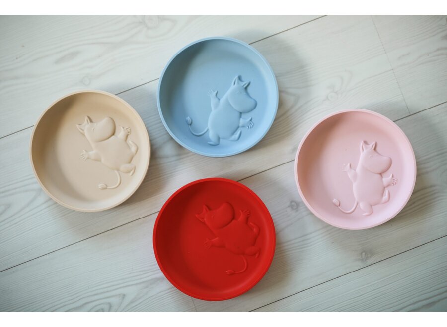 - Silicone plate with suction cup – Non-slip & easy to clean – Ideal for first bites