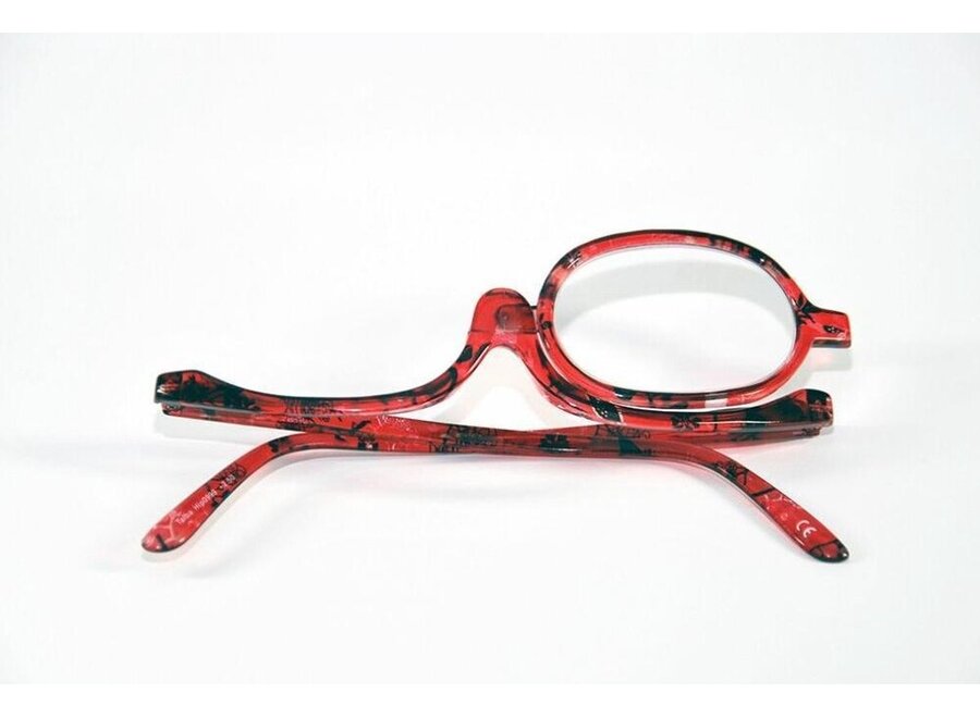 Melleson Eyewear - Make-up-Brillen - Rot - +3,00
