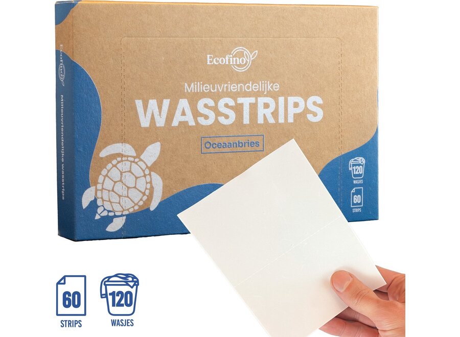 Wäschestreifen – 60 Wäschen – Wirksam gegen Flecken – Vegan & 100 % plastikfrei