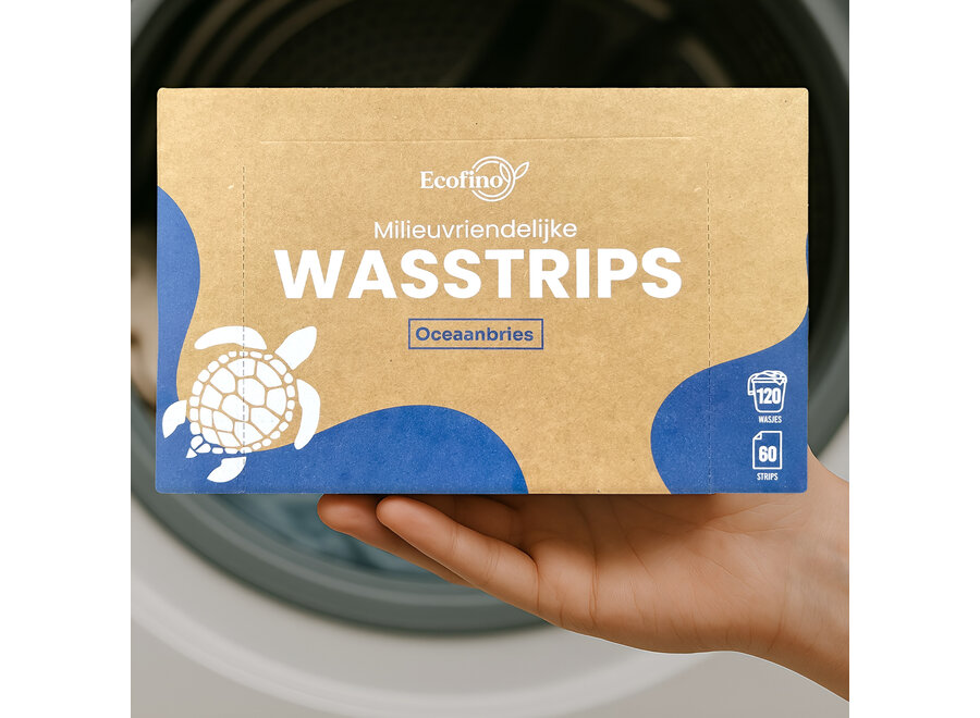 Wasstrips – 60 wasbeurten - Krachtig tegen vlekken - Vegan & 100% Plasticvrij