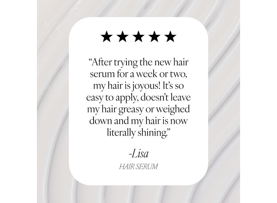 - Hair serum with fermented rice + Baobab - Protects, hydrates and nourishes