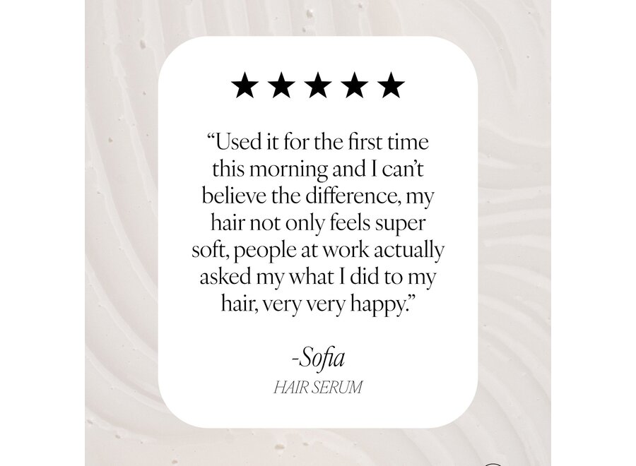 - Hair serum with fermented rice + Baobab - Protects, hydrates and nourishes