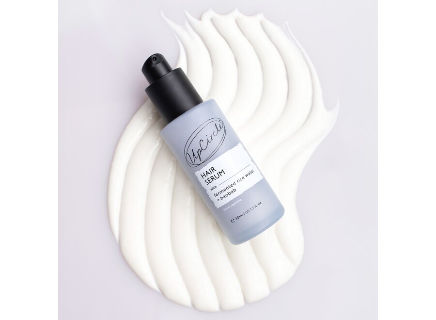 Sérum capillaire au riz fermenté et au baobab : protège, hydrate et nourrit.