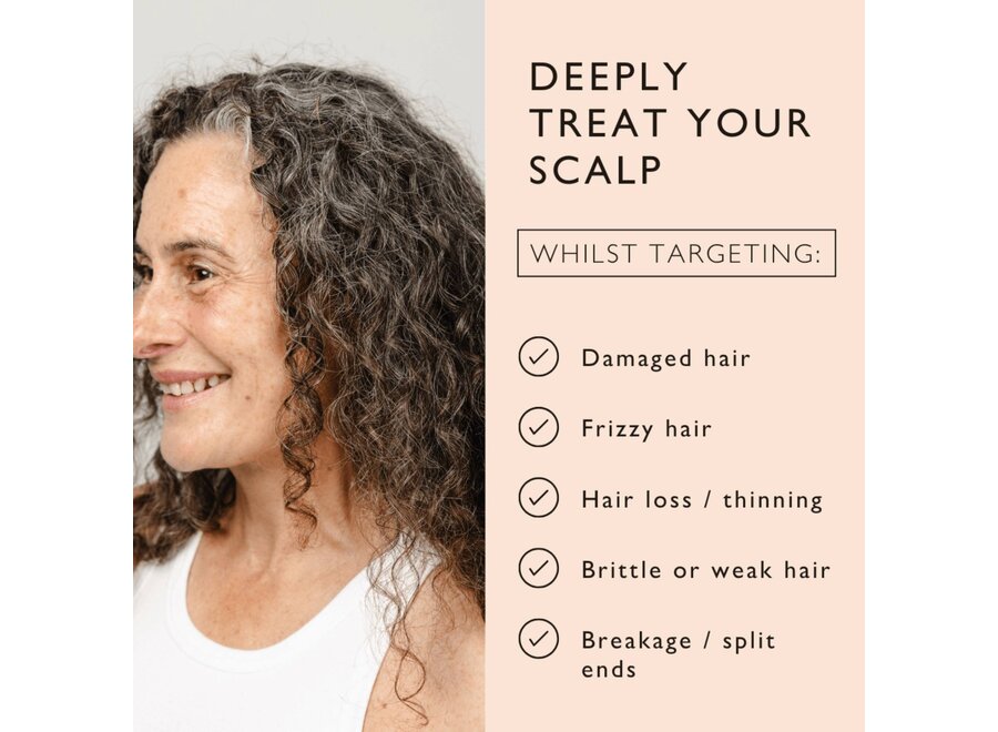 - Kopfhaut- und Haarölbehandlung - Bacuri-Butter und Rizinusöl - Fördert Wachstum, Schutz und Reparatur