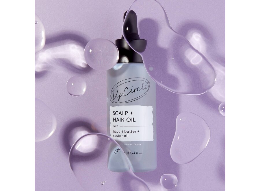- Scalp + Hair Oil Treatment - Bacuriboter en Castorolie - Groeit, beschermt, herstelt