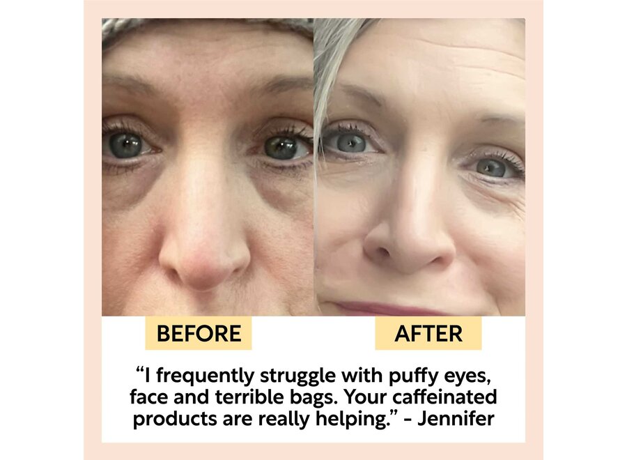 Duo de Soins Caffeinés – Huile de Café Upcyclée – Sérum et Crème Contour des Yeux, un cadeau idéal pour les amateurs de café et de soins de la peau