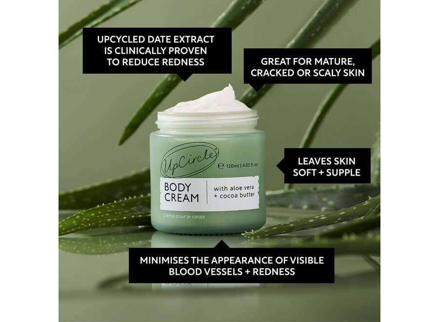 UpCircle - Bodycreme - Dadelextrakt - 120 ML - Veganistisch und tierversuchsfrei - Dermatologisch getestet