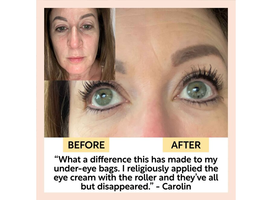 UpCircle Eye Cream - Upcycled Maple Bark – Cucumber & Hyaluronic Acid + Coffee - 15 ML