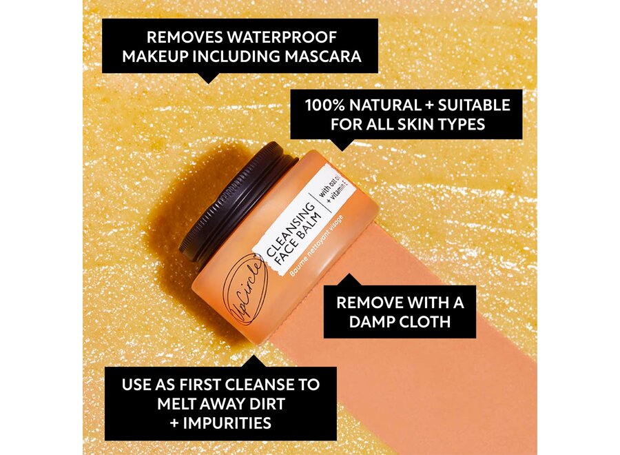 Balm Cleanser - Poudre d'Abricot Upcyclée - Huile d'Avoine & Vitamine E - 55 ML