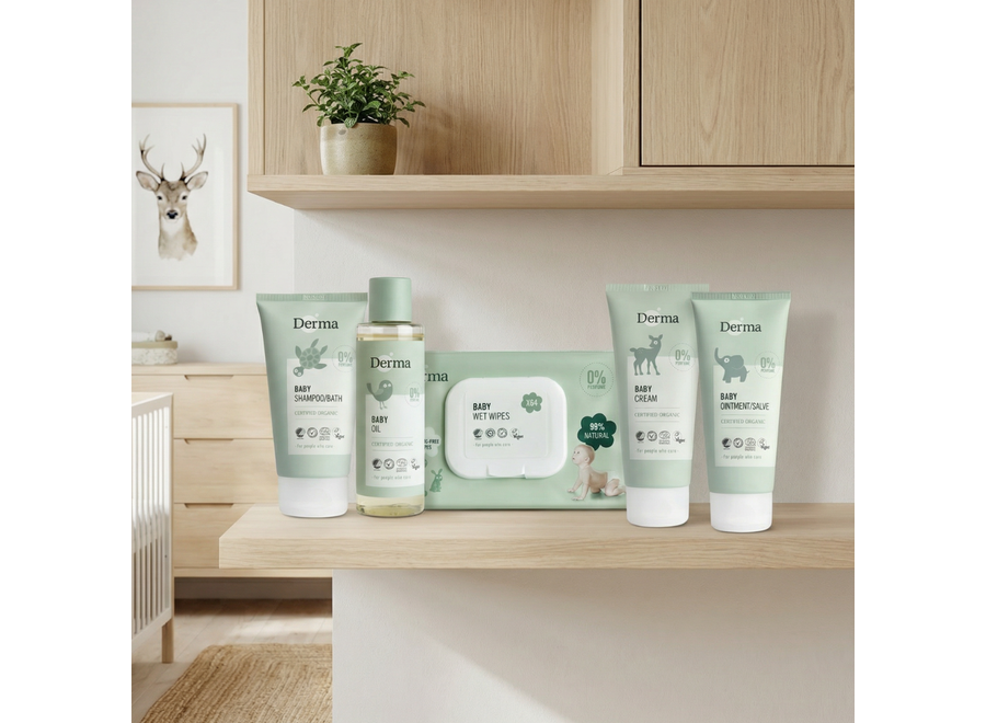 Coffret de démarrage – Ensemble de soins naturels pour bébé de 5 pièces