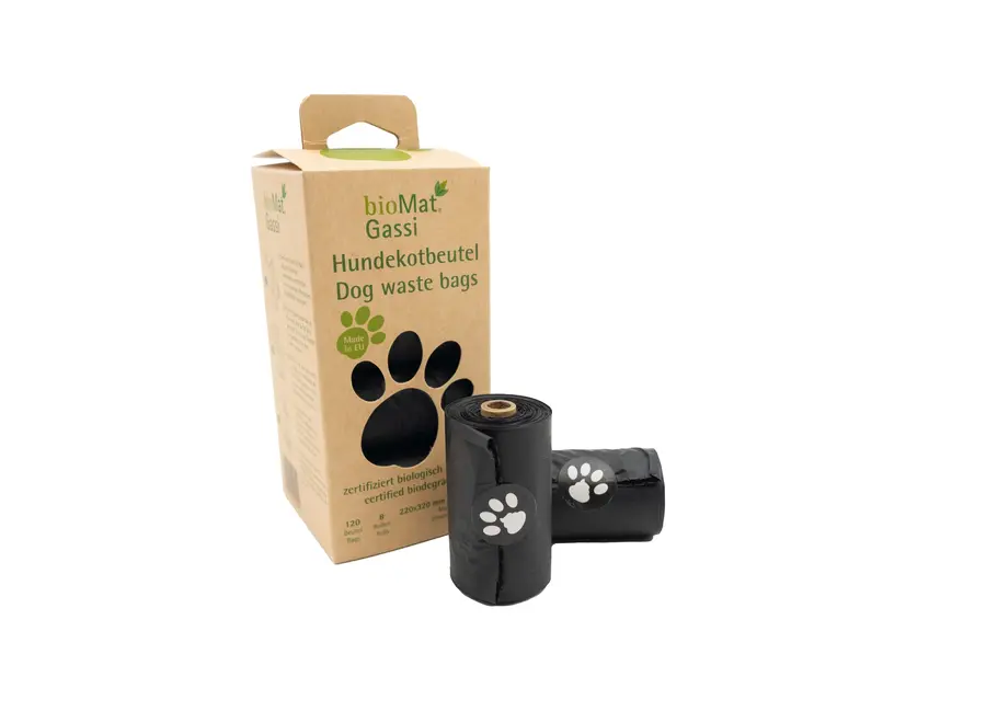 BioMat - Compostable dog waste bags - 120 bags