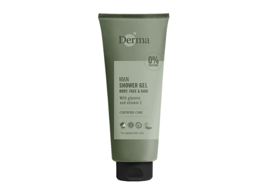 Derma Man - Duschgel 3 in 1 | 350 ML | Duftfrei