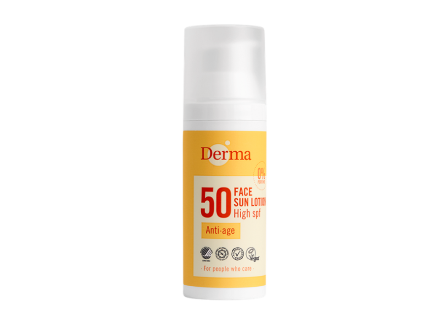Gezichtszonnebrand - anti-aging - SPF50 -50 ML