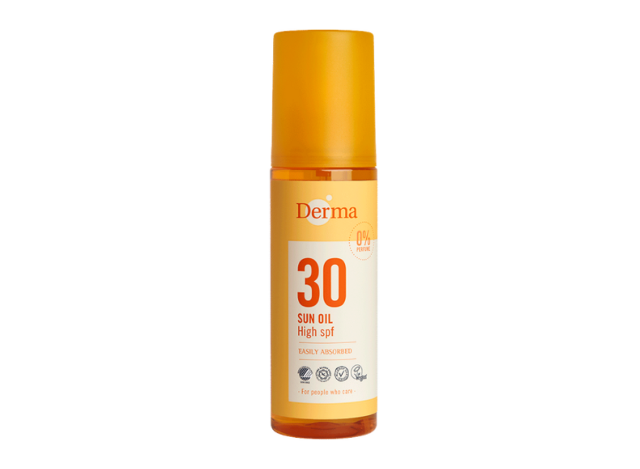 Huile solaire Derma Eco Sun SPF30