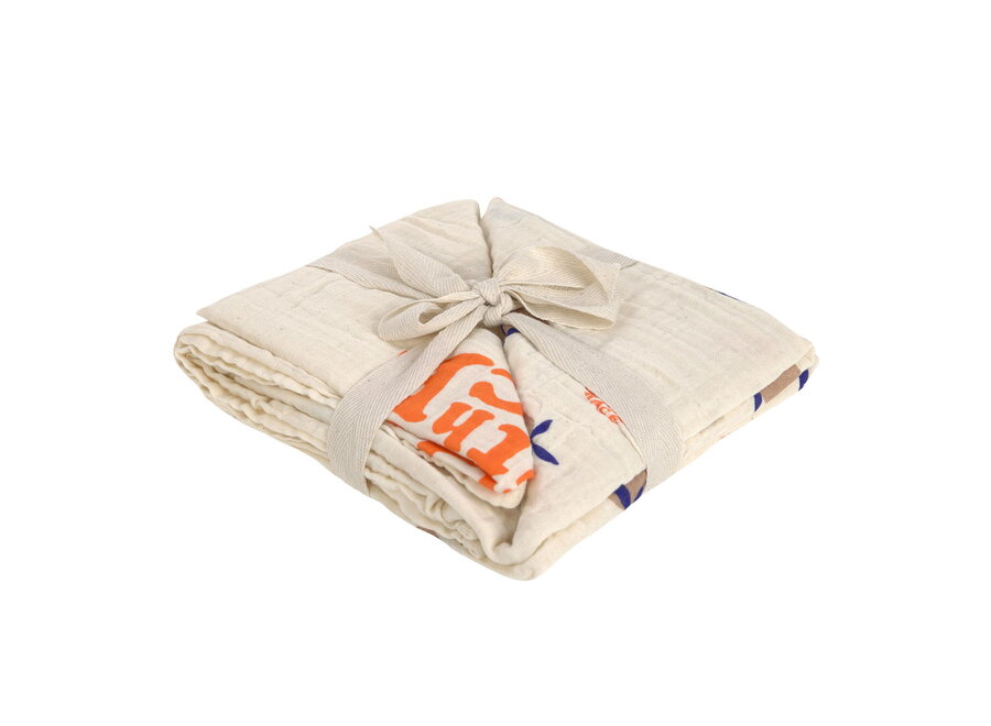 - Swaddle & Burp Multi Wipes - Natural Wonder - 3 pieces