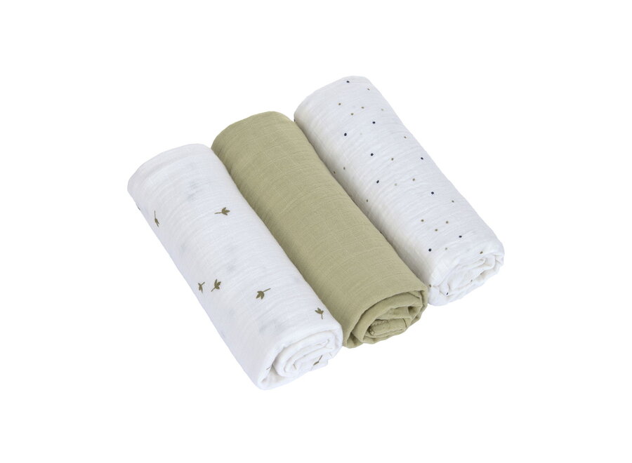 Lässig - Multi-lingettes Swaddle & Burp - L