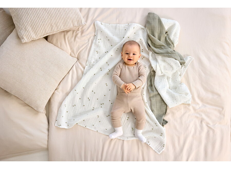- Swaddle & Burp Multidoekjes - L - 3 stuks - GOTS