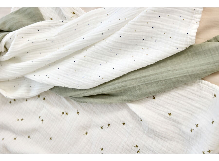 - Swaddle & Burp Multidoekjes - L - 3 stuks - GOTS