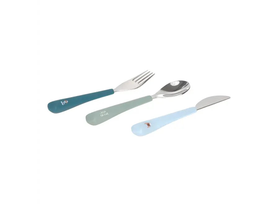 Couverts avec manche en silicone - Lot de 3 - Chien/Chat