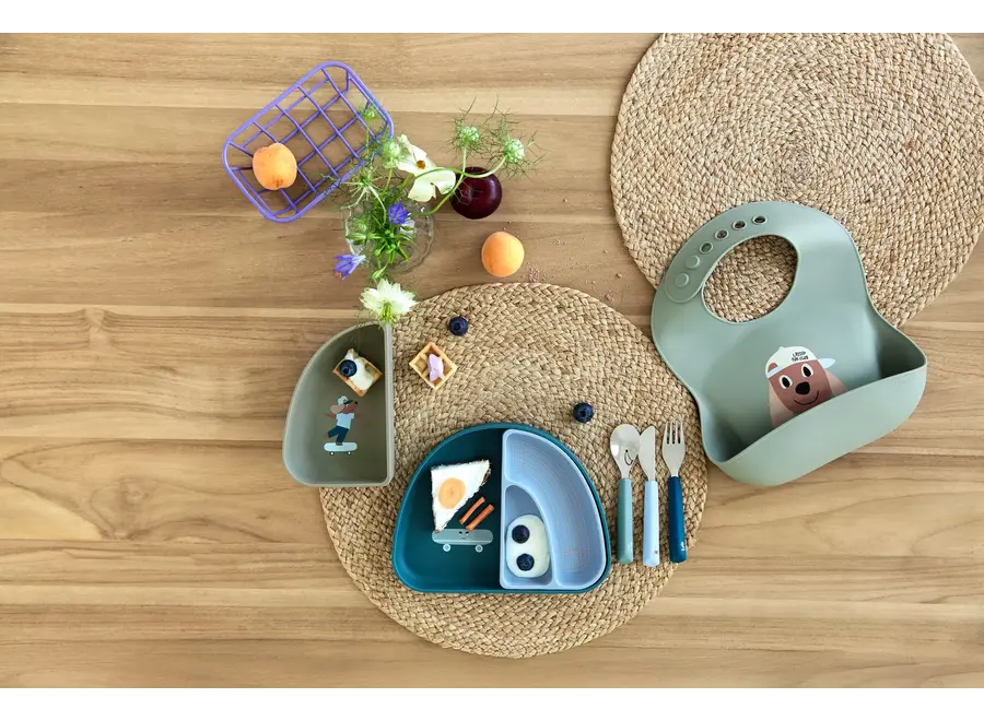 Cutlery with Silicone Handle - 3 pcs - Dog/Cat