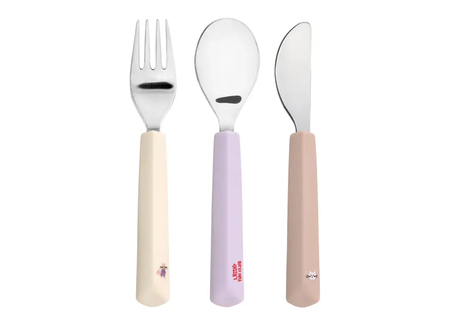 Couverts avec manche en silicone - Lot de 3 - Chien/Chat