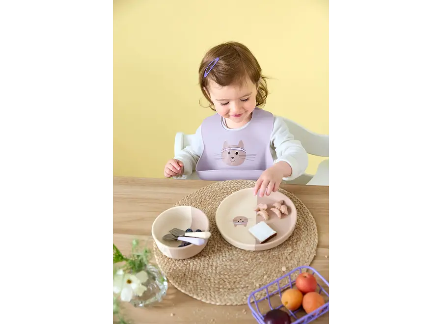 Gamelle en silicone pour chien/chat - Sans BPA