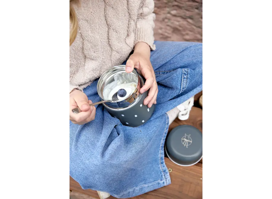 Medium Food Jar - Happy Prints - Colours