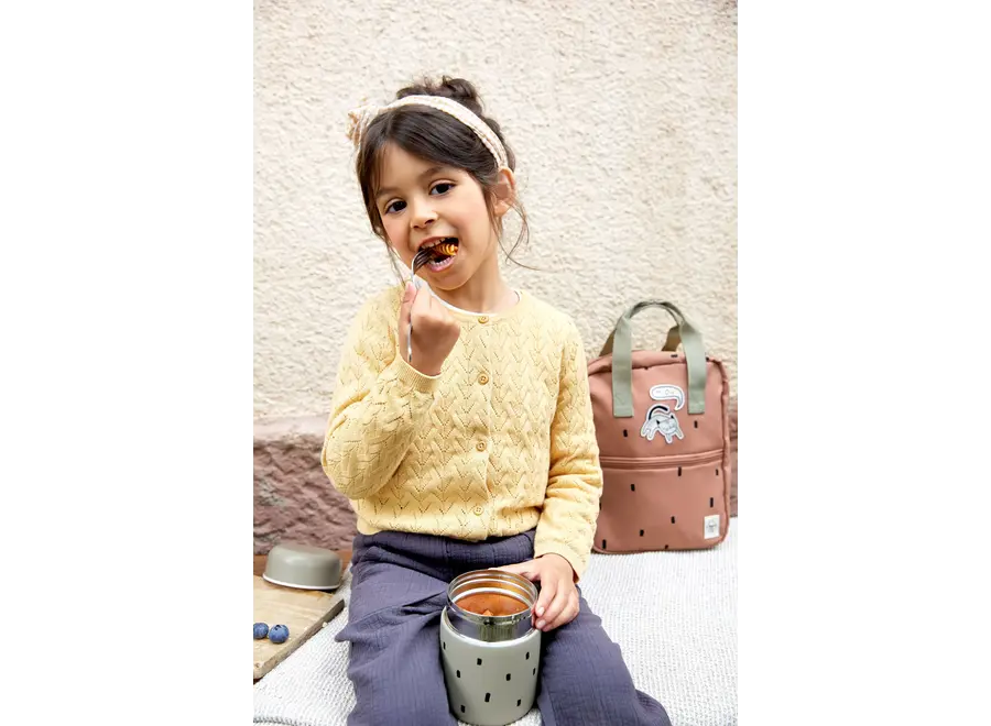 Food Jar Medium - Happy Prints - Colours