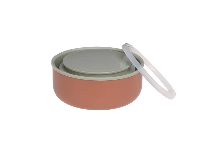 Pot alimentaire moyen - Motifs joyeux - Couleurs