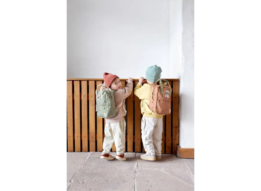 Mini sac à dos carré - Imprimés joyeux - Couleurs