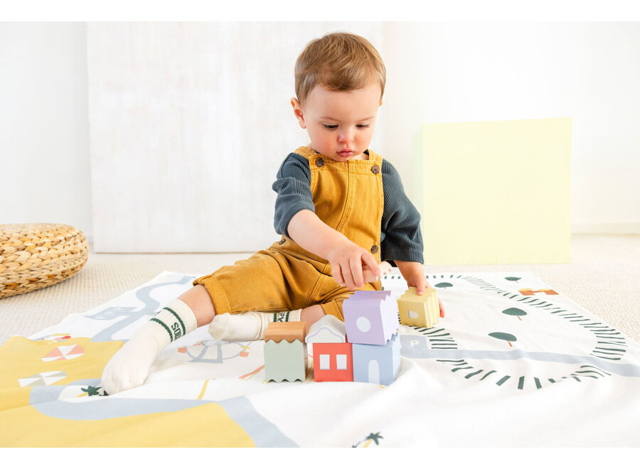 - Play blanket - Happy Fruits - Organic cotton