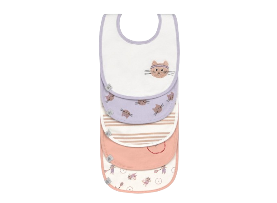 Coffret cadeau écoresponsable - Chatons - Bavoirs, assiette et couverts