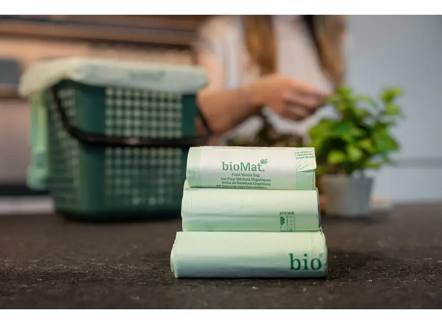 Compostable garbage bags - 25 x 10 liters - with handles