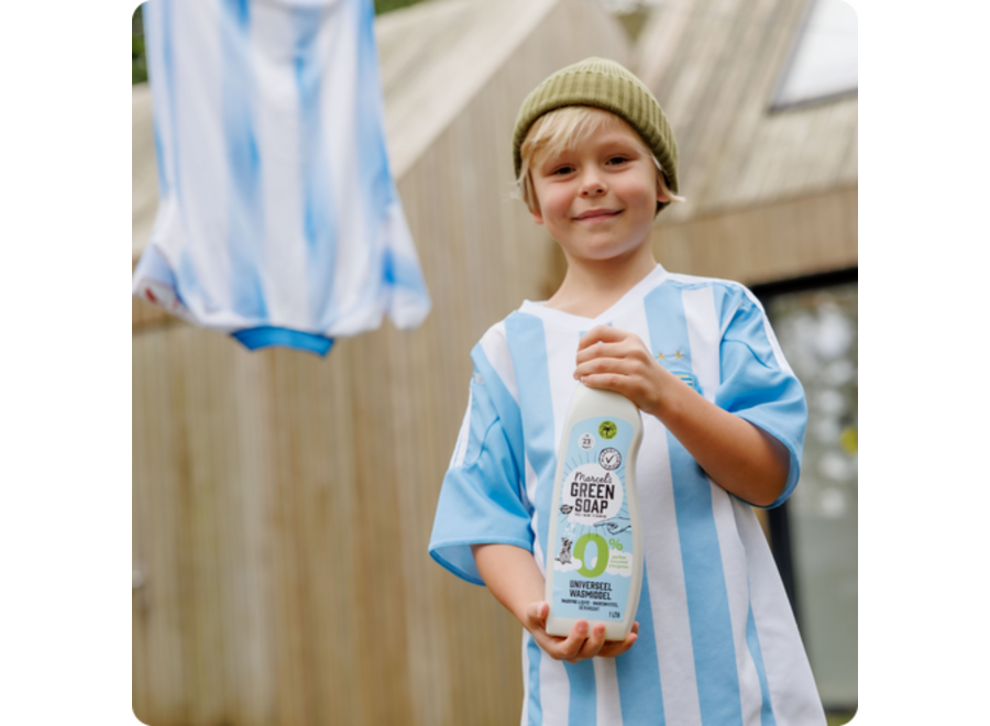 Universelles, parfümfreies Waschmittel – 1 Liter – Allergiegeprüft – Nachfüllbar