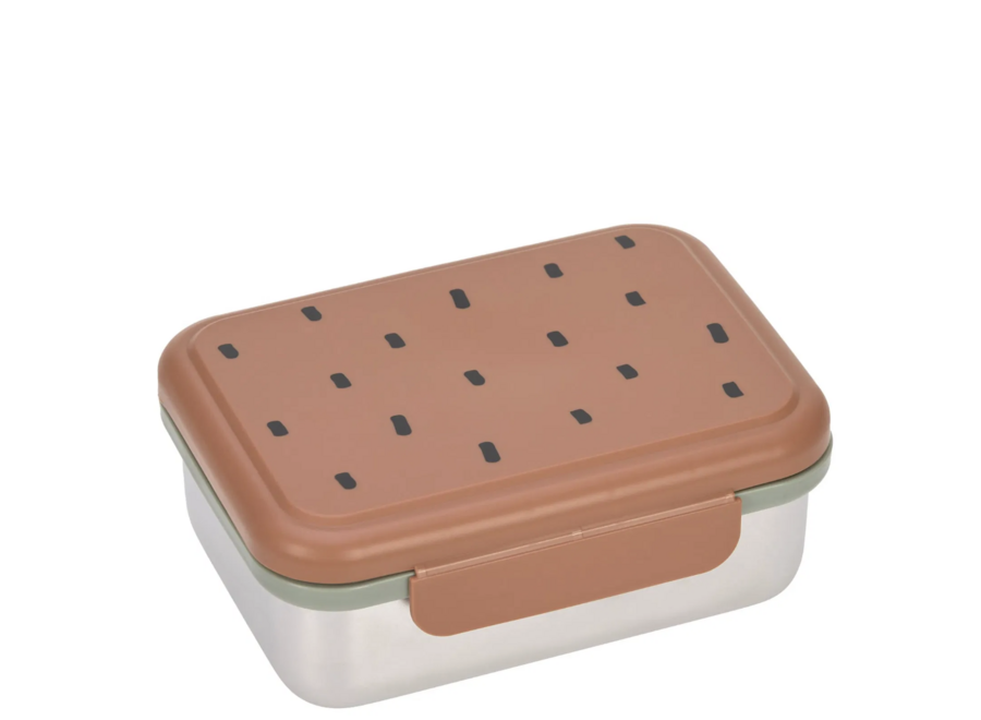 Lunchbox - Siliconen - Roestvrij staal - Kleuren