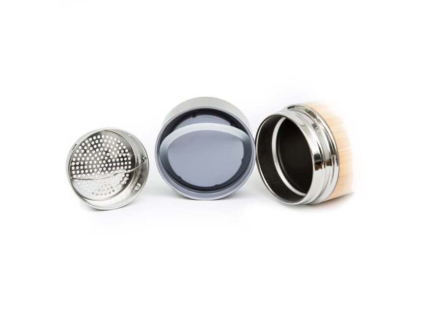 Pandoo bamboe thermosfles met theezeef geïsoleerd - 360 ML