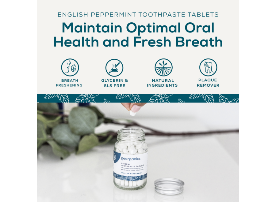 Mineral toothpaste tablets - Peppermint - 3 pcs