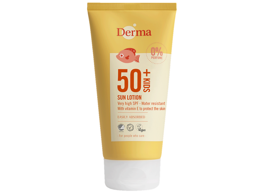 Derma Kids - Natuurlijke zonnebrand - Lotion SPF50 - 150ml