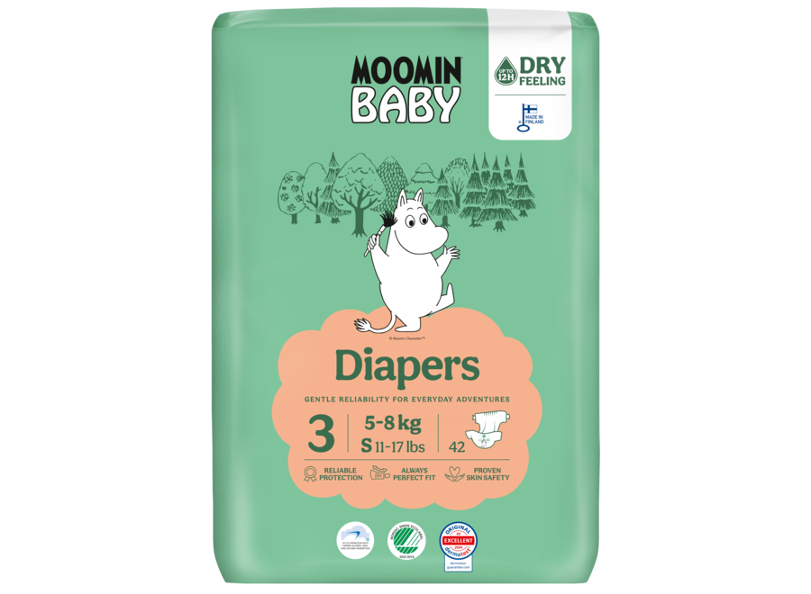 Eco Luiers  - maat 3  - 5 t/m 8 kg